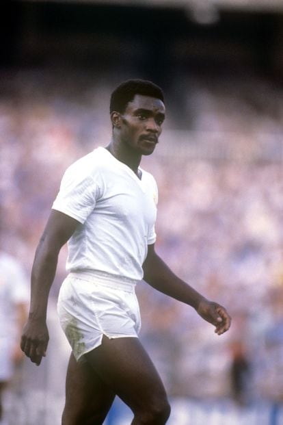 Cunningham playing for Real Madrid in 1979.