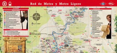 The Hobbitized Madrid Metro map. 
