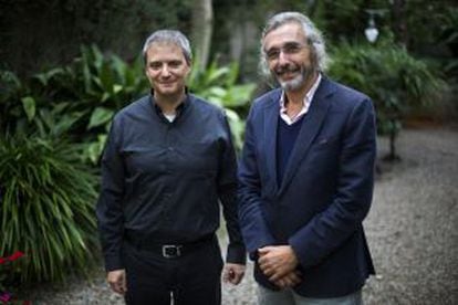 Pharmacologist Jordi Riba (left) and psychiatrist Josep Maria Fábregas.