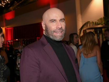John Travolta, at the Governor's Ball held after the 2022 Oscars, in Los Angeles, California.