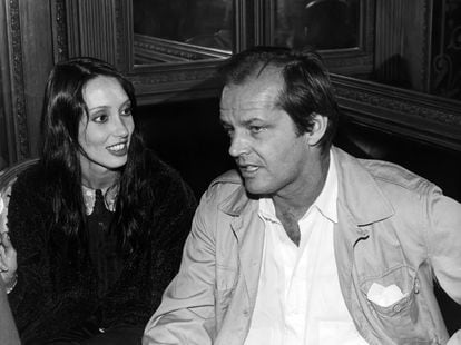 Shelley Duvall and Jack Nicholson, in New York in 1980.