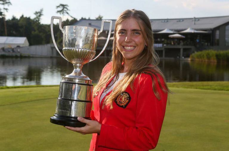 Spanish golfer Celia Barquín.