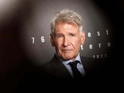 Harrison Ford in Cannes (France) on may 19th 2023.