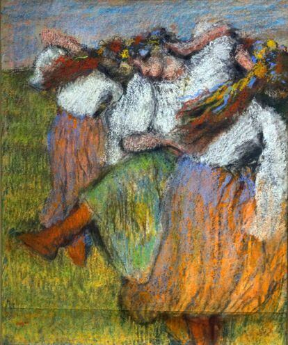 Bailarinas ucranianas Edgar Degas