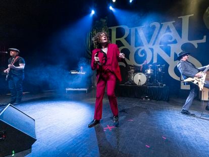 Rival Sons performing at The Fillmore in Detroit, Michigan, in January 2023.