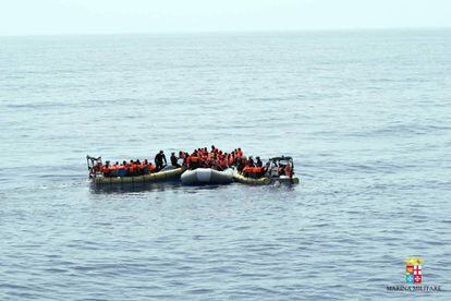 A recent rescue operation in the Mediterranean.
