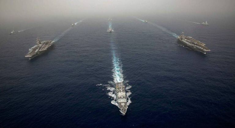 The Spanish frigate ‘Méndez Núñez.’