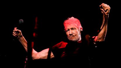 Roger Waters performing on March 21, 2023, at the Palau Sant Jordi in Barcelona.