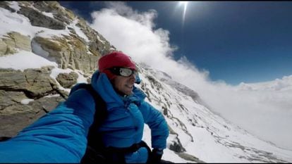 Kilian Jornet on Everest.