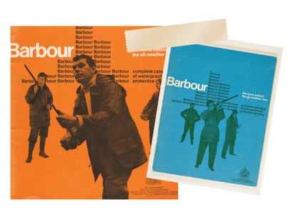 Barbour catalogues from the 1970s.