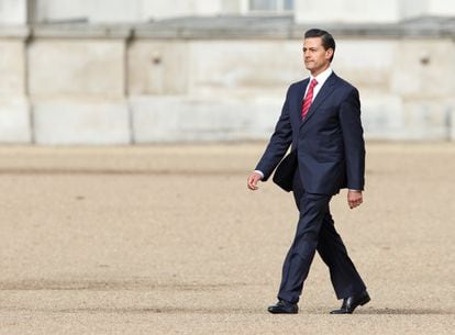 Enrique Peña Nieto during a tour of Europe in 2015.