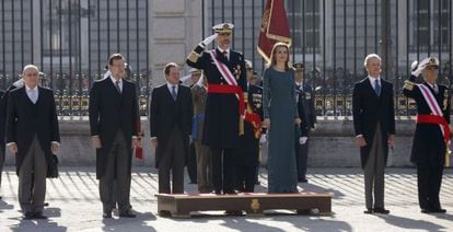 Felipe VI and Letizia preside the Pascua Militar for the first time on Tuesday.