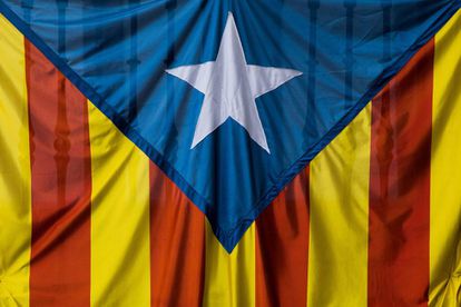 A Catalan Pro-Independence flag.