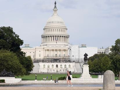 The U.S. Capitol is seen, Wednesday, Aug 30, 2023, in Washington