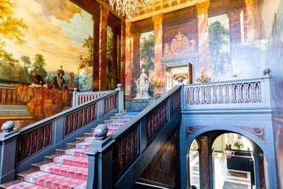 An interior view of the renovated Palace Het Loo during a press preview on April 15.