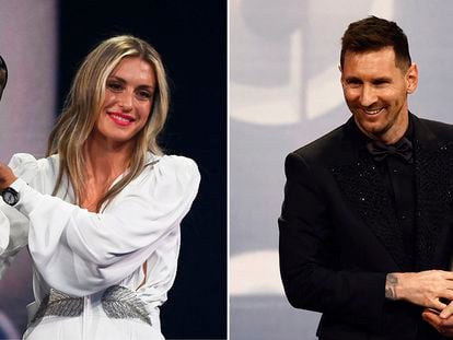 Alexia Putellas and Lionel Messi.