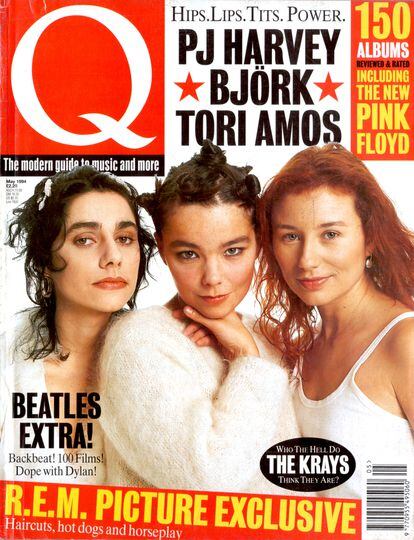 The famous ‘Q’ cover with PJ Harvey, Björk and Tori Amos.