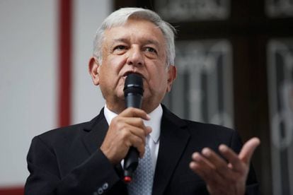 Mexico's President-elect Andrés Manuel López Obrador in Mexico City.