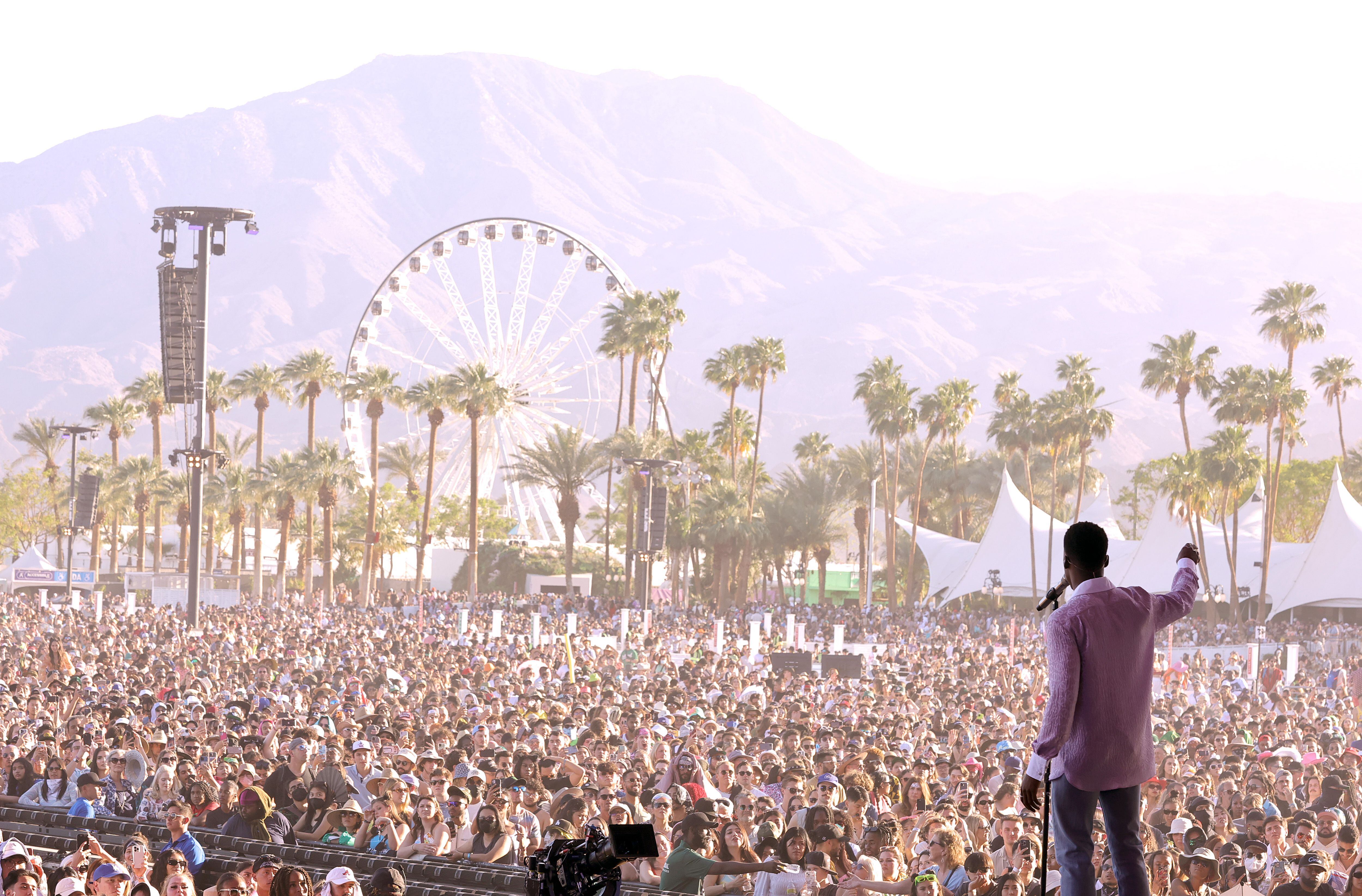 Festival atmosphere at last year's Coachella.