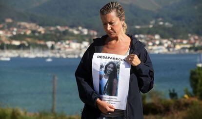 Diana Quer's mother, a few days after her disappearance.