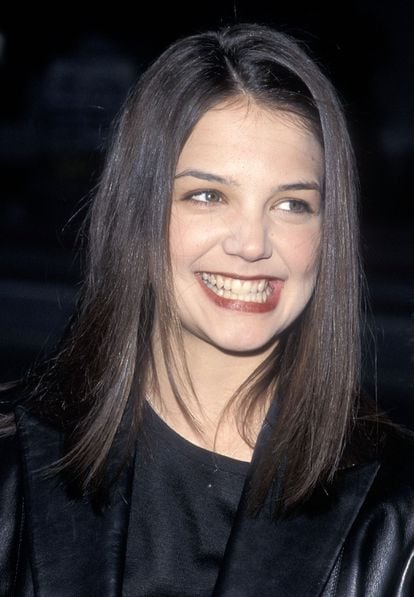 Actress Katie Holmes at the premiere of 'Go' in Los Angeles in 1999