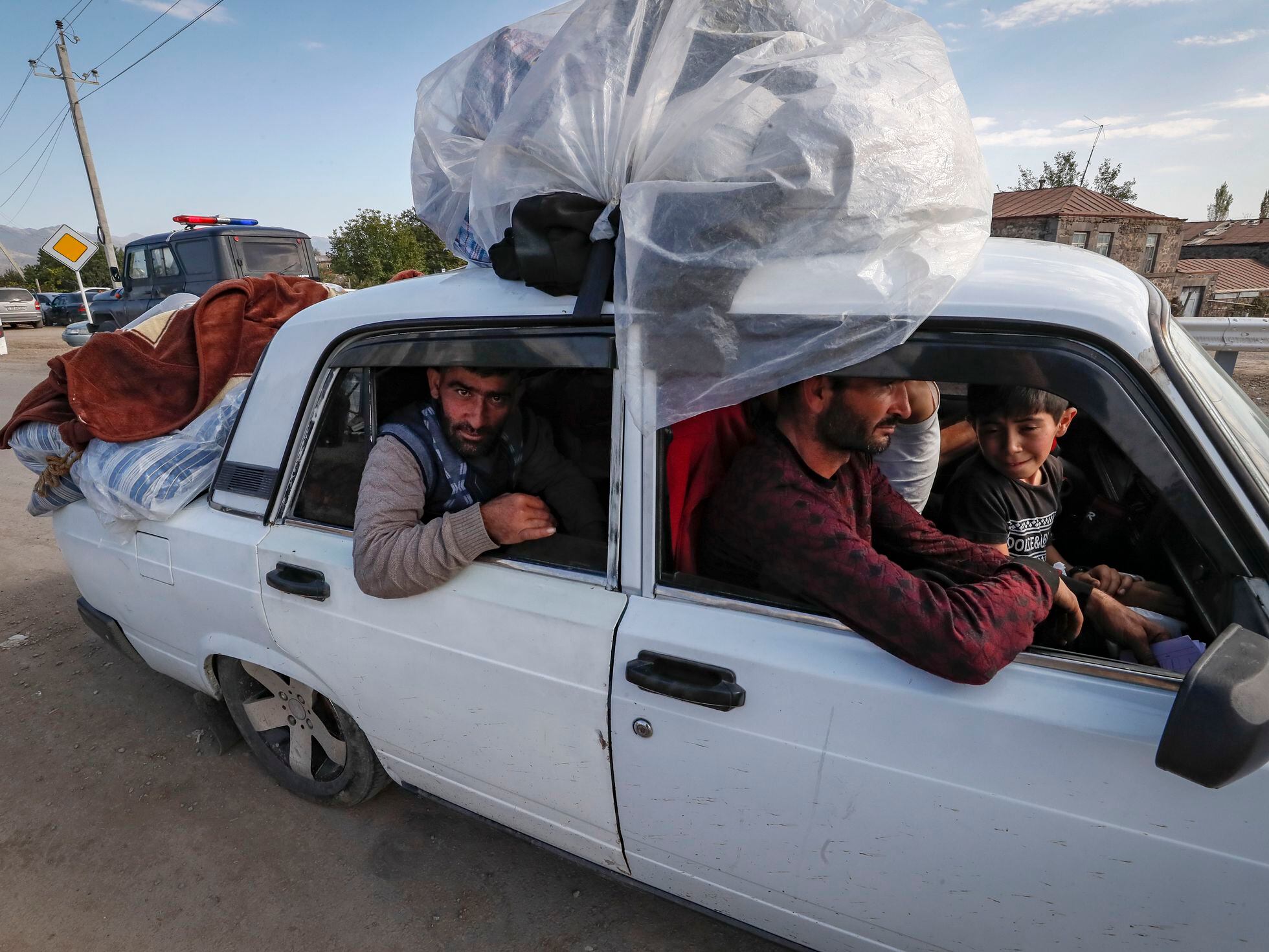 Armenians Fleeing Nagorno-Karabakh in 'Direct Act of Ethnic Cleansing' by  Azerbaijan