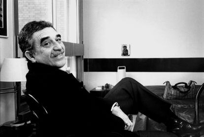 Gabriel García Márquez, in Paris, in January 1982.