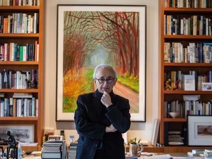 Antonio Damasio in his home in Los Angeles.