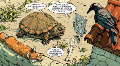 A detail from a ‘Fables’ cartoon by Bill Willingham. Image provided by ECC