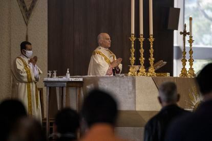 Archbishop Salvatore Cordileone at the Cathedral of Saint Mary of the Assumption