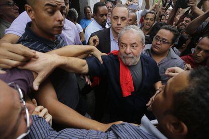 Former Brazilian president Luiz Inácio Lula da Silva on March 4.