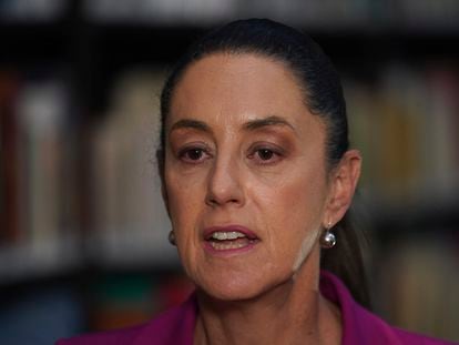 Mexico City Mayor Claudia Sheinbaum speaks during an interview at La Carbonera Library, in Mexico City, Thursday, on March 2, 2023.