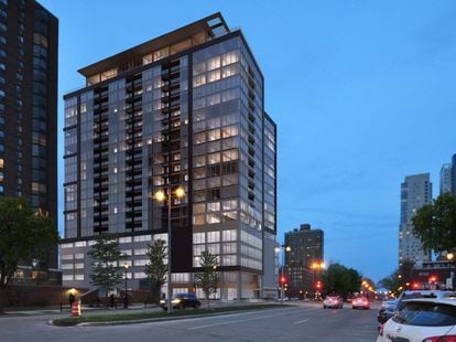 The Ascent tower has replaced concrete with wood, which offers a savings in carbon emissions that's equivalent to taking 2,100 cars off the road.