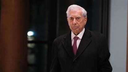 Mario Vargas Llosa, in Madrid in 2022.