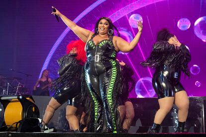 Lizzo performs at the BottleRock Napa Valley Music Festival on May 27, 2023