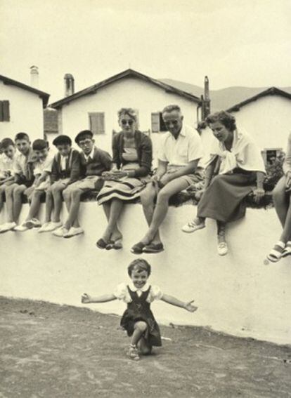 Village festival, Basque Country, France, 1951