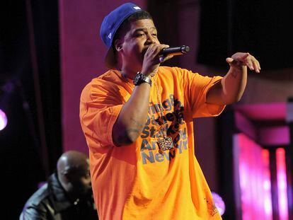 Honoree Dave Jude Jolicoeur of De La Soul performs at the 2008 VH1 Hip Hop Honors at Hammerstein Ballroom in New York, Oct. 2, 2008.