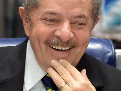 Former Brazilian president Luiz Inacio Lula da Silva.
