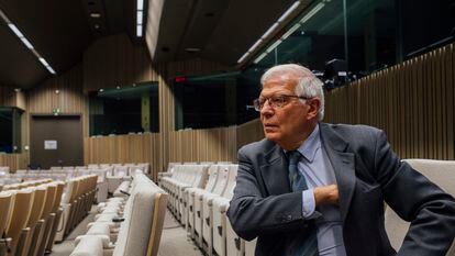 Josep Borrell at the European Council.