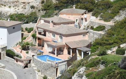 Brad Pitt's new home in Mallorca.