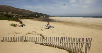 Bed and board: Valdevaqueros beach in Tarifa is due to be developed to make way for a hotel and residential complex.