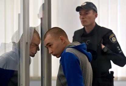 Russian sergeant Vadim Shishimarin was charged with war crimes and handed a life sentence in May for the killing of a Ukrainian civilian.