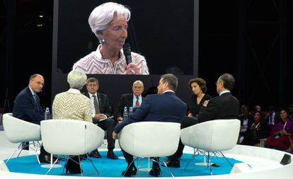 IMF chief Christine Lagarde.