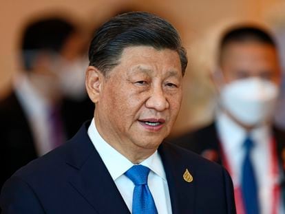 China's President Xi Jinping in 2022, in Bangkok, Thailand.