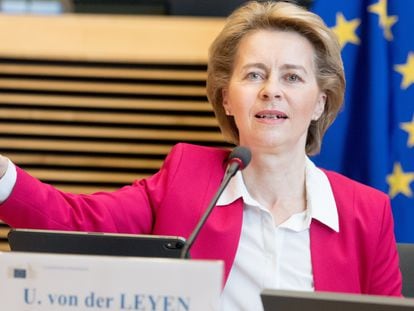 European Commission President Ursula von der Leyen in Brussels.