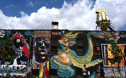Graffiti in Brooklyn (New York).