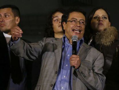 Fired Bogota Mayor Gustavo Petro.