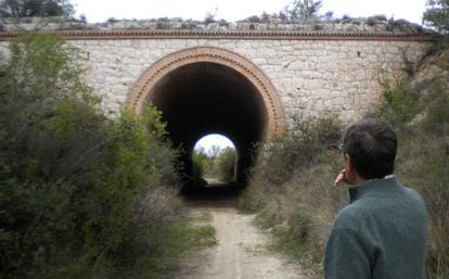 A tunnel on the Negr&iacute;n line between Campo Real and Villar del Olmo.