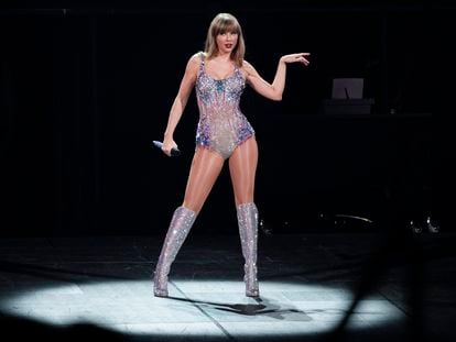 Taylor Swift performs during the opener of her Eras tour Friday, March 17, 2023, at State Farm Stadium in Glendale, Ariz.
