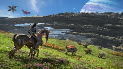 A moment from the game ‘Avatar: Frontiers of Pandora’